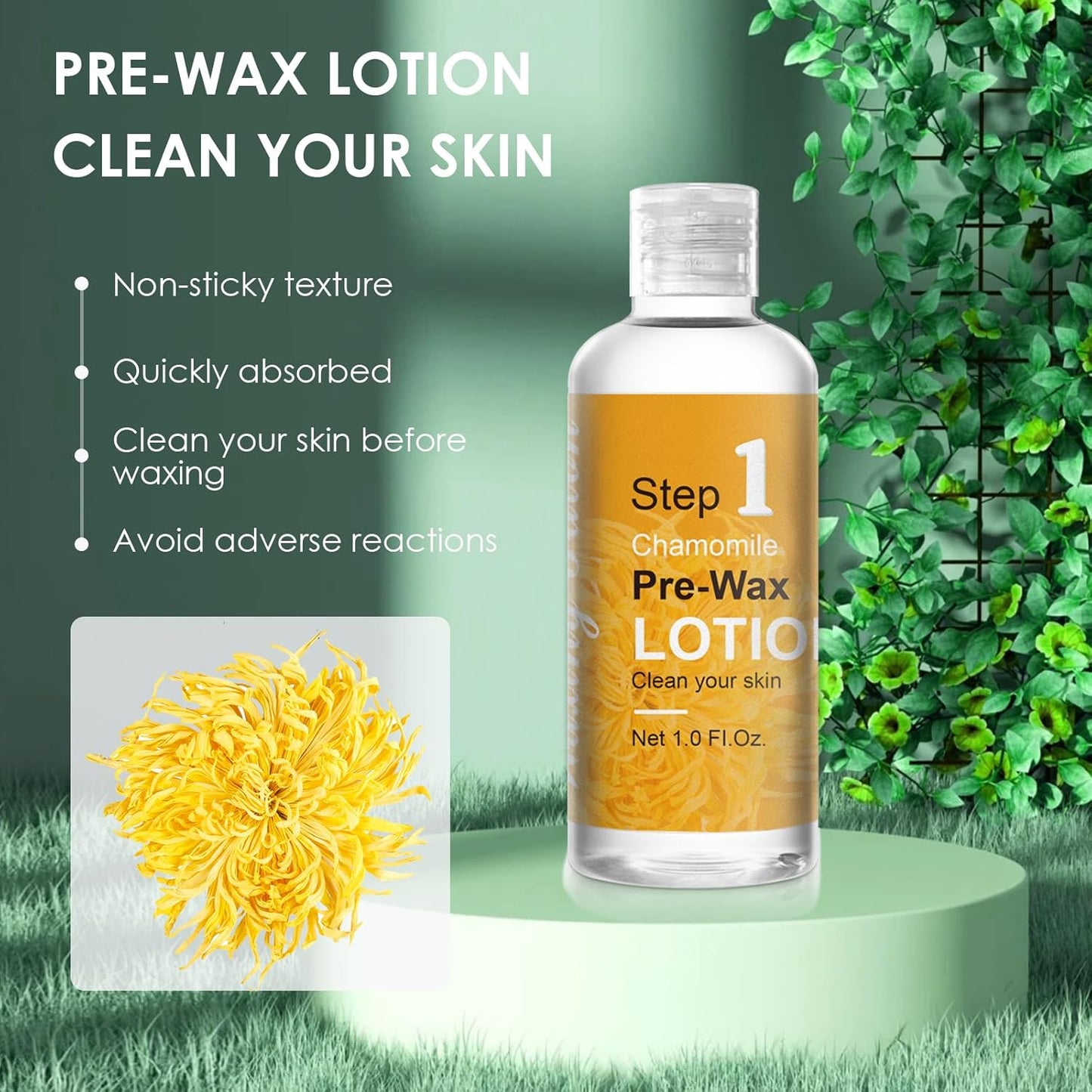 Mini Pre Wax Spray and after Wax Spray, Triple-Bottle Set after Wax Care with Pre Wax Cleanser, Wax Remover Oil and Skin Soother Organic Aloe Vera Gel for Sensitive Skin