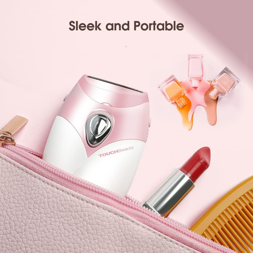 Upgrade Electric Shaver for Women, Razor Cordless for Silky & Smooth Skin, Wet/Dry, Best for Travel (Pink)