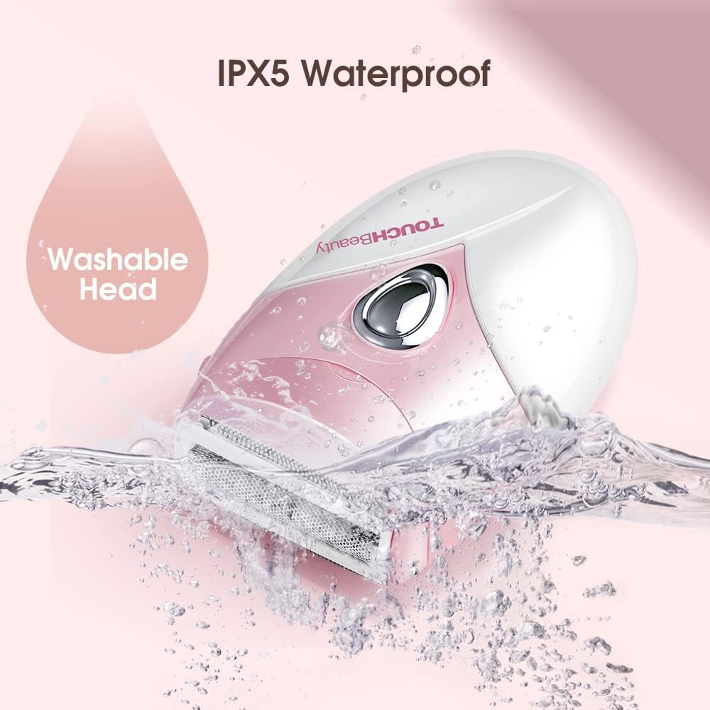 Upgrade Electric Shaver for Women, Razor Cordless for Silky & Smooth Skin, Wet/Dry, Best for Travel (Pink)