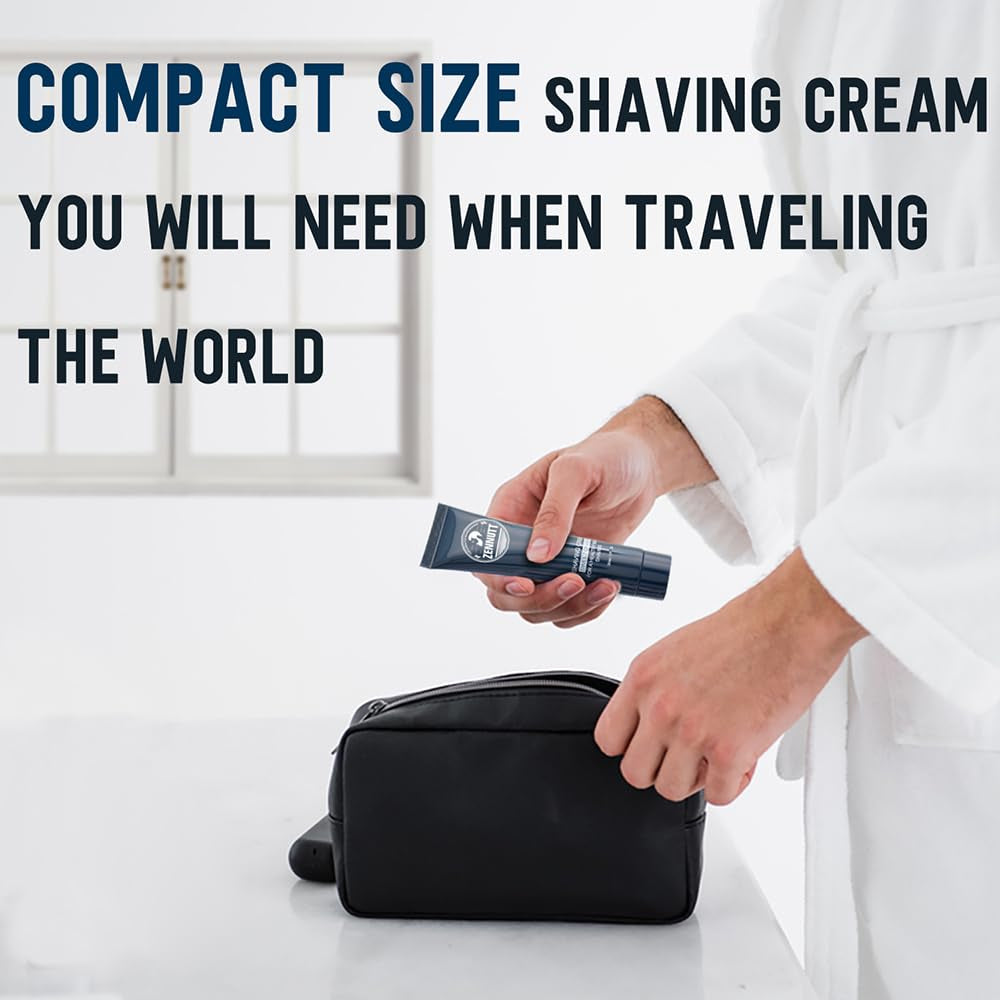Shaving Cream,Travel Shave Cream Gift Set Close Shave Luxury Mens Shaving Cream Kit Unique Gift for Christmas Stocking Stuffers Birthday Gifts for Men Him Dad Adult Husband Boyfriend